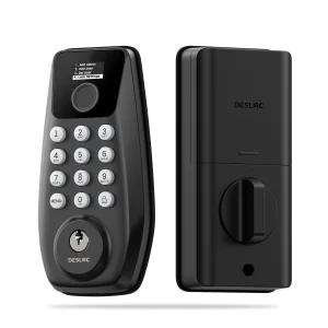 DESLOC C110-W Keypad Door Lock with Fingerprint & Touchscreen